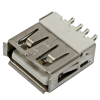 Гнездо USB A 1J на кабель USB A-FB