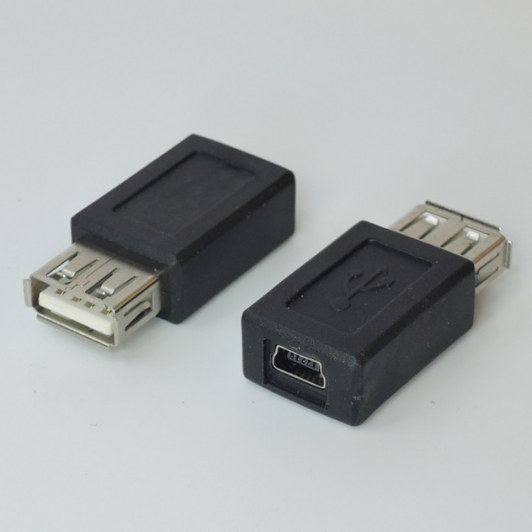 Переходник гн.USB A - гн.mUSB 5p