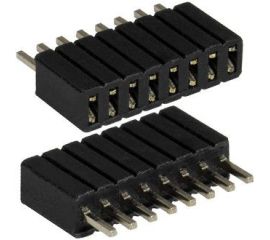 Штыри и гнезда для плат 1.27мм