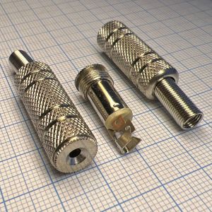 Гнездо 2.5стерео на кабель Nic 1-035 -