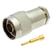 Штекер N на кабель RG8 пайка 61376
