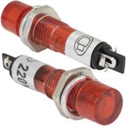 Лампа неоновая в корпусе N-814-R 220V