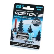 Аккумулятор R03 800mAh Robiton Siberia низкотемпературный 14874