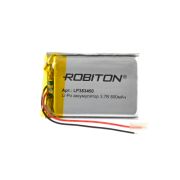 Аккумулятор  3.7V  800mAh Li-Pol LP383450 Robiton 14890