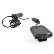 Блок питания 5.0V 2.4A, разъем 4USB AF, Robiton Travel-set1, 14623, в прикуриватель *****