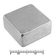 Магнит прямоугольный 20*20*10 мм 87905, 00113