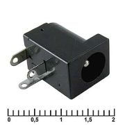 Гнездо питания 5.5/2.1мм на плату 83465, 107303, 3-231