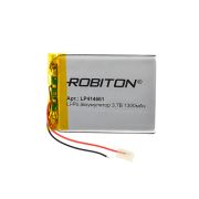 Аккумулятор  3.7V 1300mAh Li-Pol LP414661 Robiton 14888