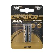 Аккумулятор R03  750mAh Robiton Japan низк. cаморазряд 15189