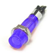 Лампа неоновая 220V N814 синяя 64161