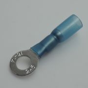 Клемма кольцо D= 6.0мм синяя термо 08-0039