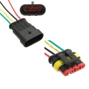Разъем DJ7041-1.5-11 99794 + DJ7041-1.5-21 99793 4 контакта с проводами