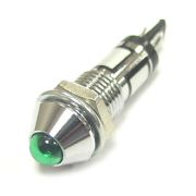 Лампа неоновая 220V N706 зеленая 64134