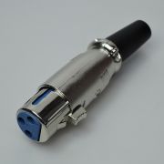 Гнездо XLR на кабель (зажим) 14-0512, 107432