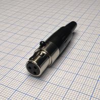 Гнездо miniXLR на кабель 1-551-3-