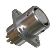 Разъем XS12-4 гнездо на корпус с фланцем 106646