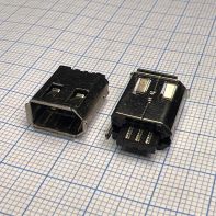 Гнездо IEEE1394 6pin на кабель-