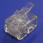 Штекер 6P4C (RJ14. RJ12) телефонной линии 61006 05-1012-3