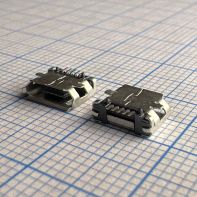 Гнездо microUSB B на плату 5pin 108336 -