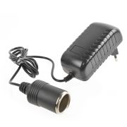 Блок питания 12.0V  4.0A, разъем гнездо прикуривателя на шнуре, DC102 Robiton 16184