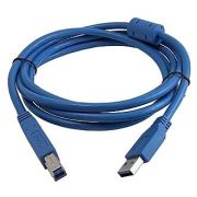 Шнур шт.USB A - шт.USB B ver.3.0 1.8м 83688 c фильтром