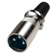 Штекер XLR на кабель (зажим) 107576, 14-0514, 89110