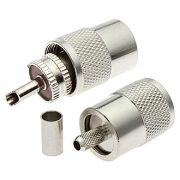 Штекер UHF (PL259) RG58 113F обжим 61384 (Nic)