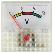 Вольтметр  15V постоянного тока 40*40 57965