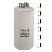 Конденсатор пусковой   60.0мкФ 450V CBB60 SaiFu 45*93мм 102399 -