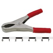 Зажим «Крокодил» для аккумулятора  8-0037 red