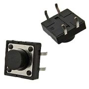 Кнопка тактовая KAN1211-0751B б/отв 12x12x7 mm