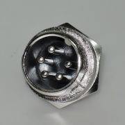 Штекер MIC 5P мет.на корпус GX16 16M-5B 1-562-5