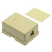 Розетка телефонная 6P4C (RJ14)*1 TJC-6P4C mini