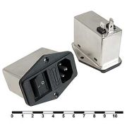 Фильтр сетевой DL-1DZ2KR 1A. 250V