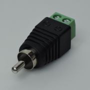 Штекер RCA с клеммной колодкой +- 14-0413 -