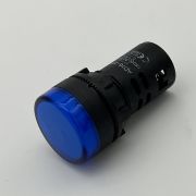 Лампа светодиодная D=22мм 220V синяя RWE-618