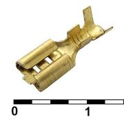 Клемма гнездо 4.8 латунь 81010 08-0920