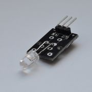 Светодиод мигающий многоцветный  5мм 7 цветов прозрачный KY-034