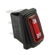 Переключатель влагозащищенный SB068 IP65 22*28.5мм on-off красный 100072