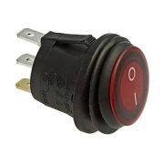 Переключатель влагозащищенный SB040 IP65 d=20.2мм on-off красный 100103