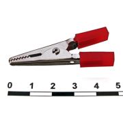 Зажим «Крокодил» 8-0028 red