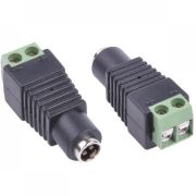 Гнездо питания 5.5/2.5мм с клеммной колодкой +- 3-240