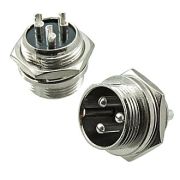 Штекер MIC 3P мет.на корпус GX16 16M-3B 107014, 1-562-3