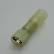 Клемма гнездо 6.3 желтая изолированная термо 08-0654