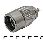 Штекер UHF (PL259) RG8 113D пайка 79964