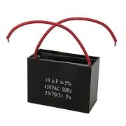 Конденсатор пусковой   10.0мкФ 450V CBB61 SaiFu 47*29*28мм 107158 -