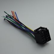 Разъем авто ISO гнездо сдвоенное акустика + питание 16-0502 (16pin)