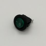 Переключатель IRS-101-8C зеленый on-off с подсветкой 36-2573, 118230
