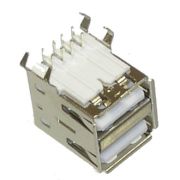 Гнездо USB A 2J на плату 61906 05-0003