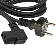 Шнур сетевой AC-3  1.3м 3х0.75 SCZ Прям.-угл.